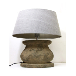 Lampa ceramiczna Rustykalna betonowa 50cm